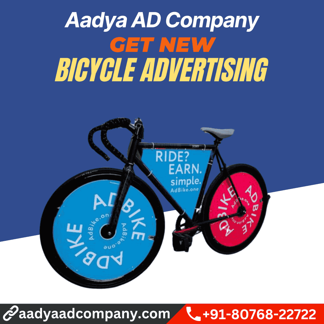 Bicycle Advertising by Aadya AD Company