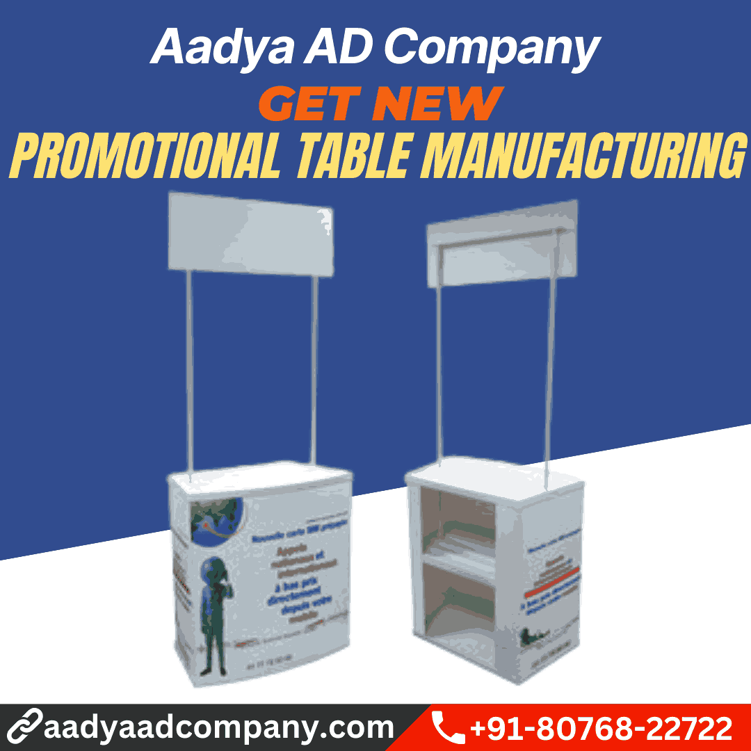 Promotional Table by Aadya AD Company